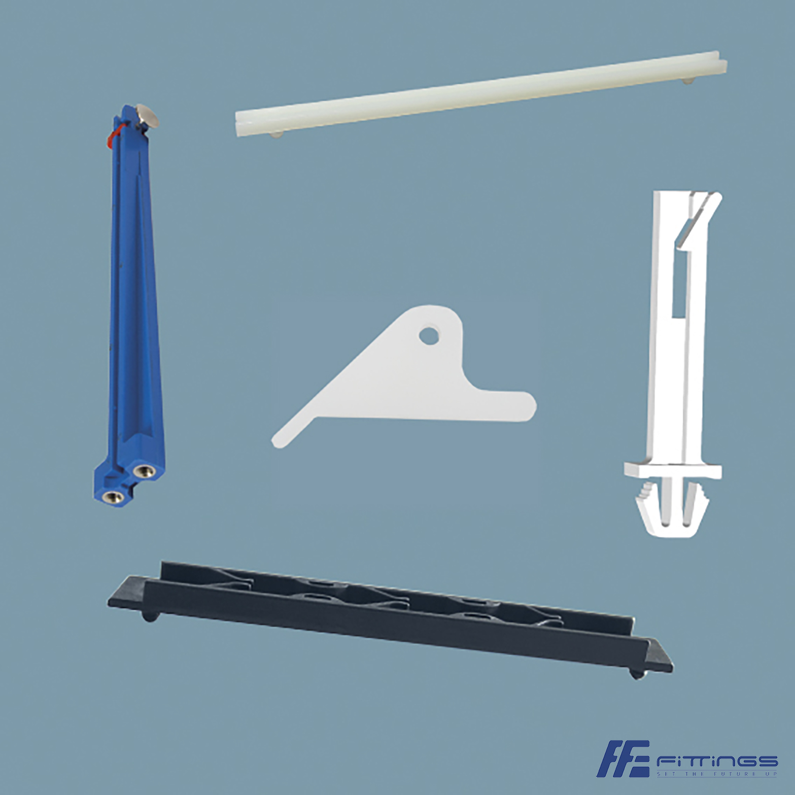 BOARD GUIDE AND CARD EJECTORS PCB